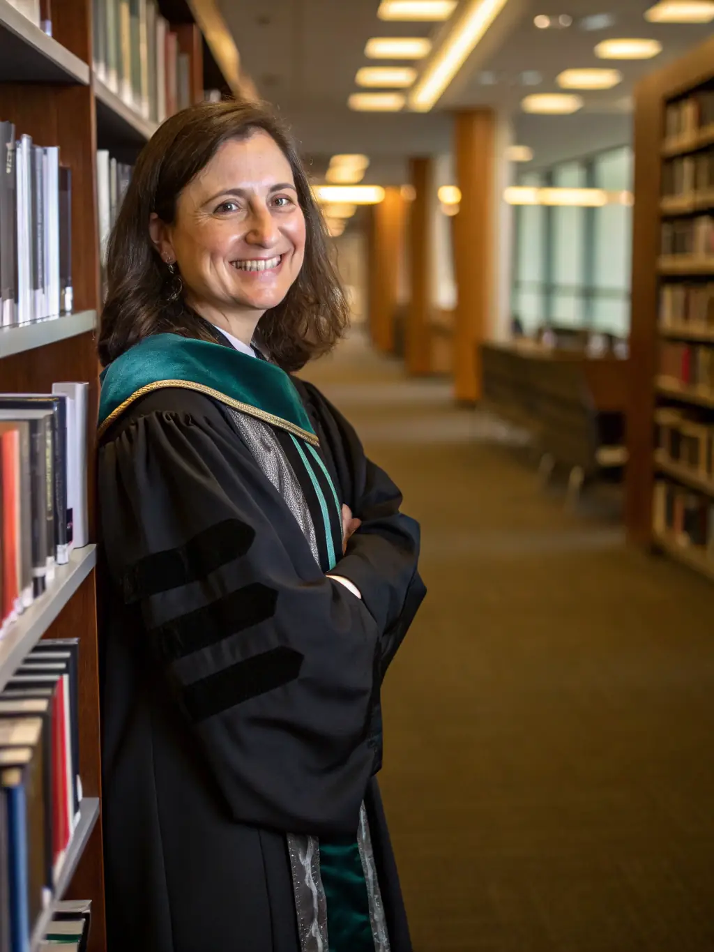 A professional headshot of Dr. Emily Carter, a leading expert in sustainable food packaging, smiling confidently. She is a keynote speaker at the upcoming Food Tech Innovation Summit.